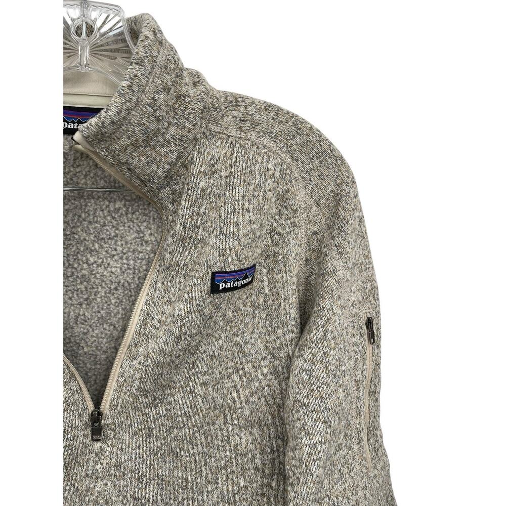 Patagonia Better Sweater 1/4 Zip Pullover Pelican Women’s Size Medium - Picture 10 of 11